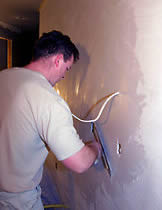 Finish coat of plaster
